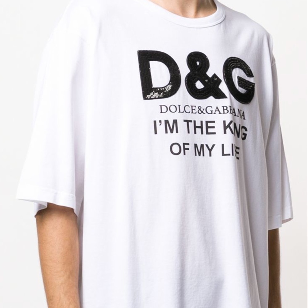 DOLCE & GABBANA
embroidered logo T-shirt
